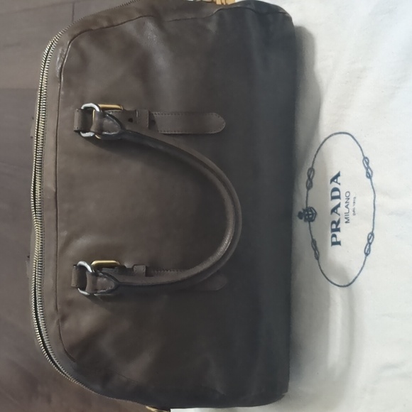 Authentic Prada Ombr Glac Double Zipper : vintage - Picture 2 of 16
